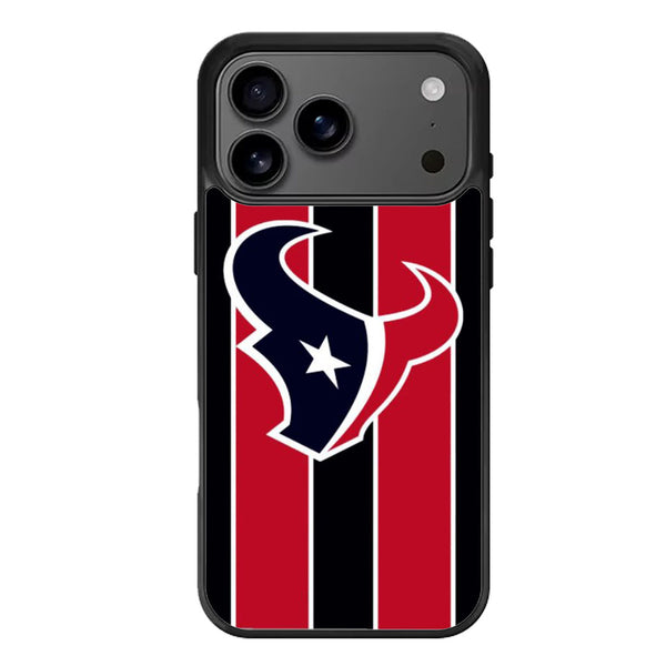 Houston Texans Striped iPhone 17 Case