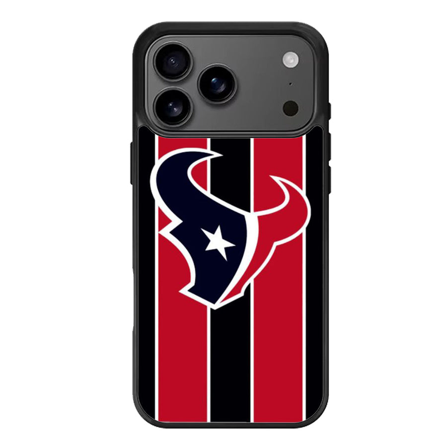 Houston Texans Striped iPhone 17 Case