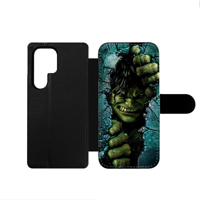 Incredible Hulk Cracked Samsung Wallet Case