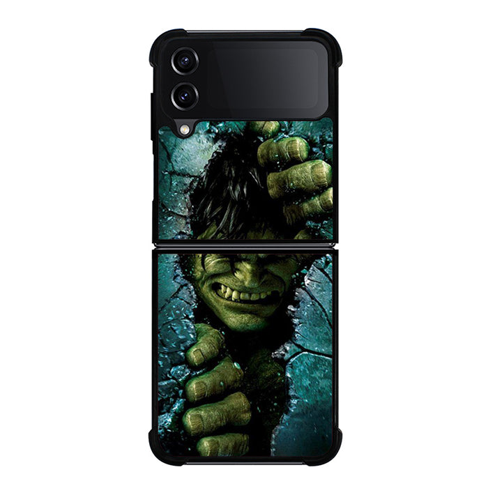 Incredible Hulk Cracked Samsung Z Flip 4 Case