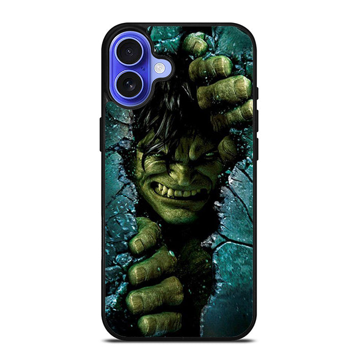 Incredible Hulk Cracked iPhone 16 Case