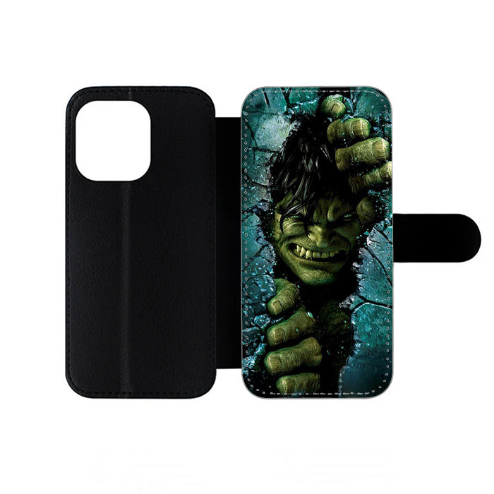 Incredible Hulk Cracked iPhone Wallet Case