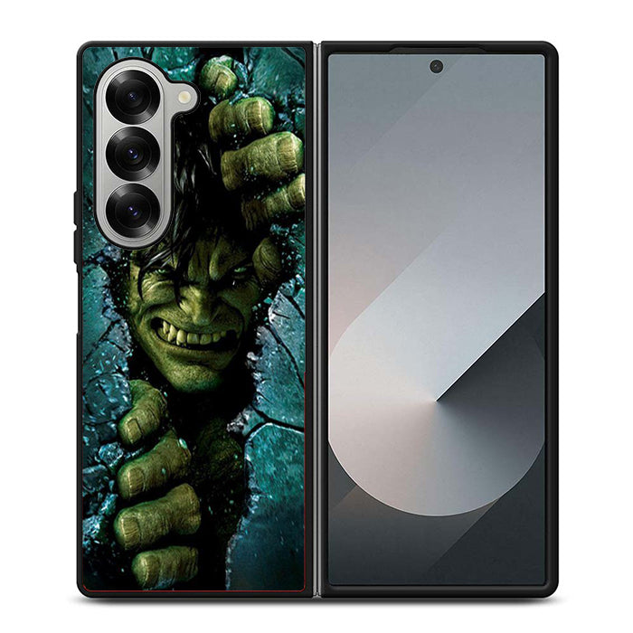 Incredible Hulk Cracked Samsung Z Fold Case