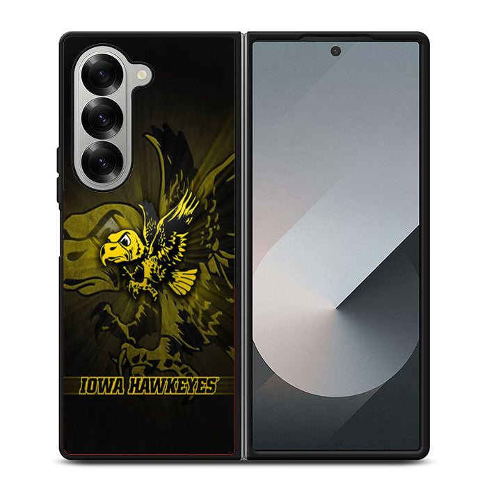 Iowa Hawkeyes Art Samsung Z Fold Case