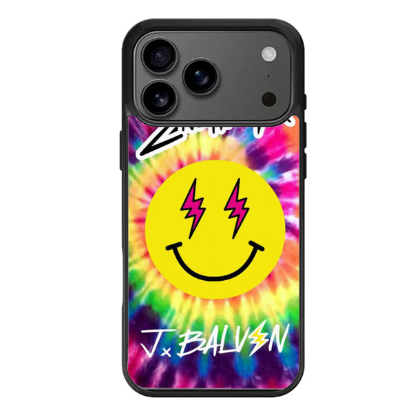 J Balvin Energia Logo Rainbow Dye iPhone 17 Case