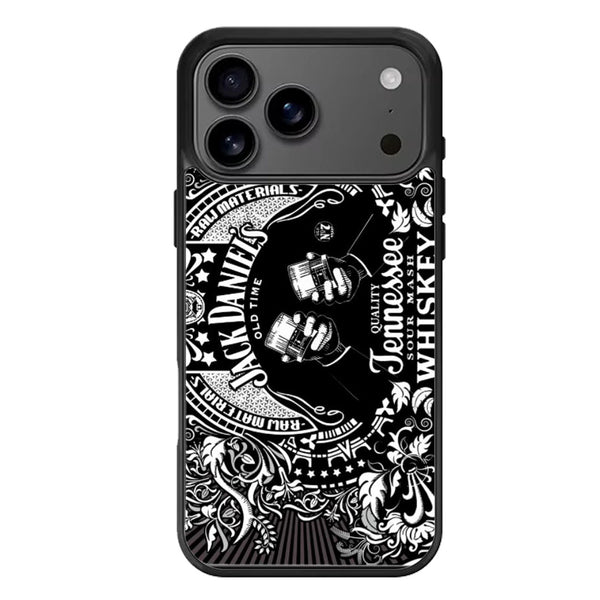 Jack Daniels Black Artwork iPhone 17 Case