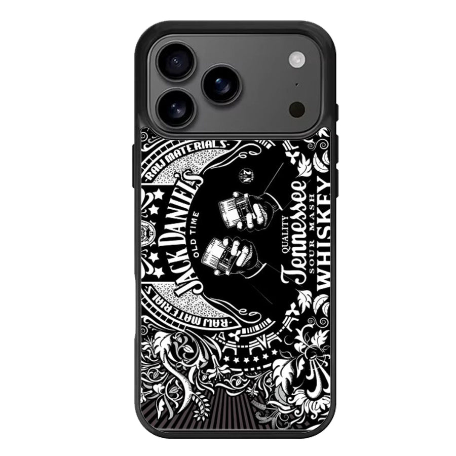 Jack Daniels Black Artwork iPhone 17 Case