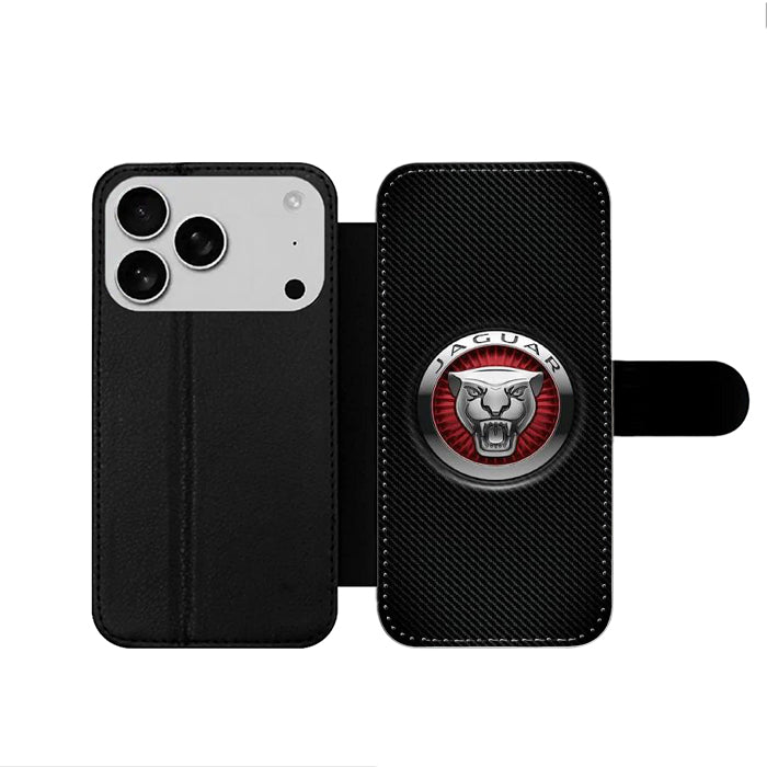 Jaguar Logo iPhone 17 Wallet Case