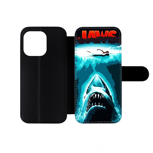 Jaws Art Shark iPhone Wallet Case