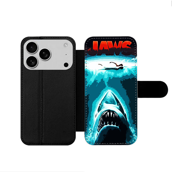 Jaws Art Shark iPhone 17 Wallet Case