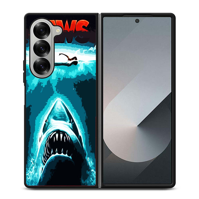 Jaws Art Shark Samsung Z Fold Case