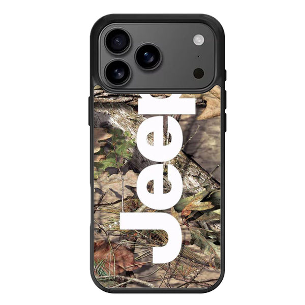 Jeep Logo Realthree Camo iPhone 17 Case