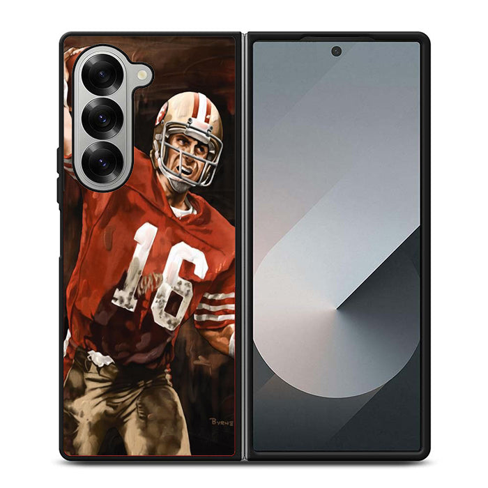 Joe Montana 49ers Samsung Z Fold 6 Case