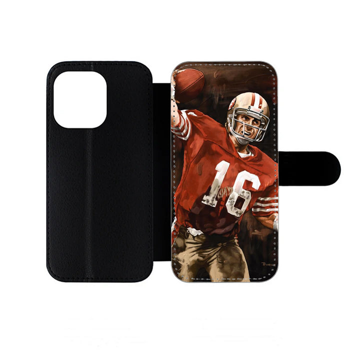 Joe Montana 49ers iPhone Wallet Case