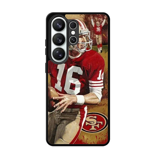 Joe Montana Helmet 49ers Samsung S26 Case
