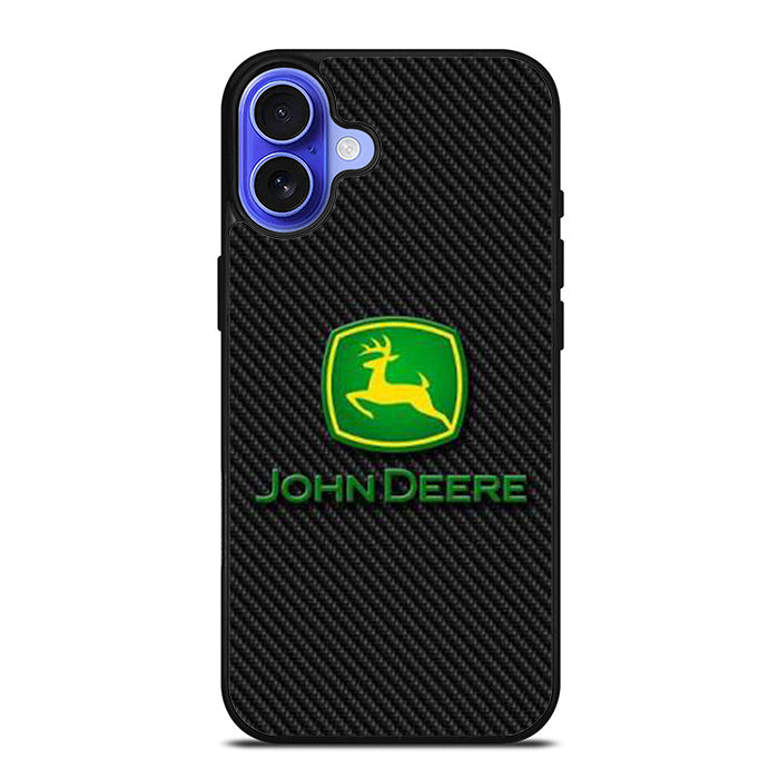 John Deere Carbon Logo iPhone 16 Case