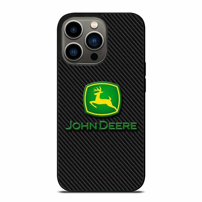 John Deere Carbon Logo iPhone 13 Case