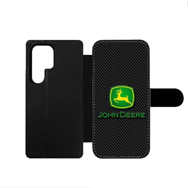 John Deere Carbon Logo Samsung Wallet Case