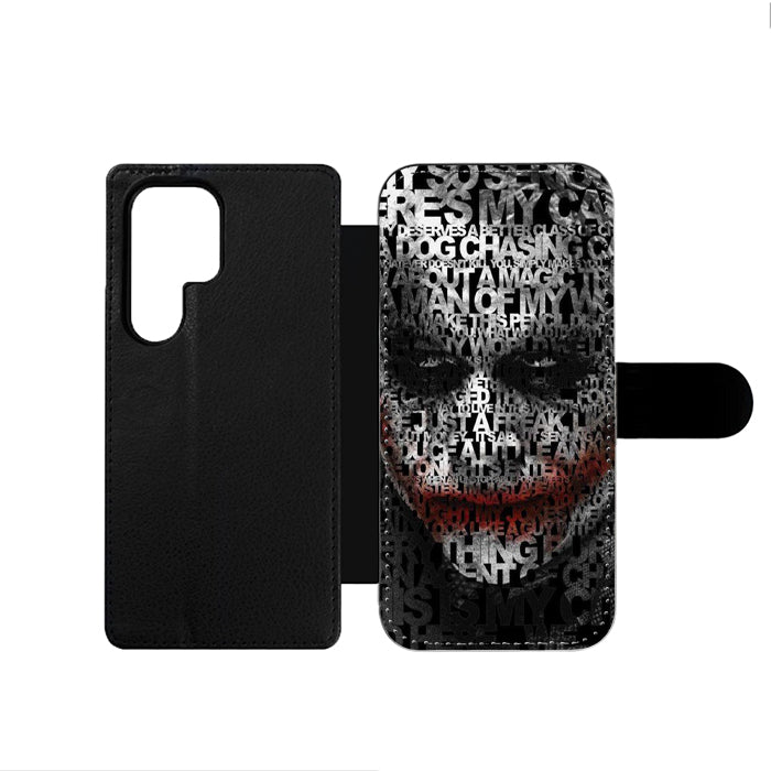 Joker Ledger Face Samsung Wallet Case