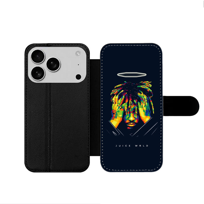 Juice Wrld Art iPhone 17 Wallet Case