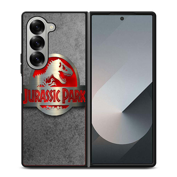 Jurassic Park Logo Samsung Z Fold Case
