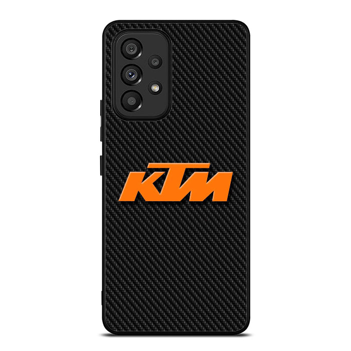 Ktm Orange Logo Carbon Samsung A53 Case