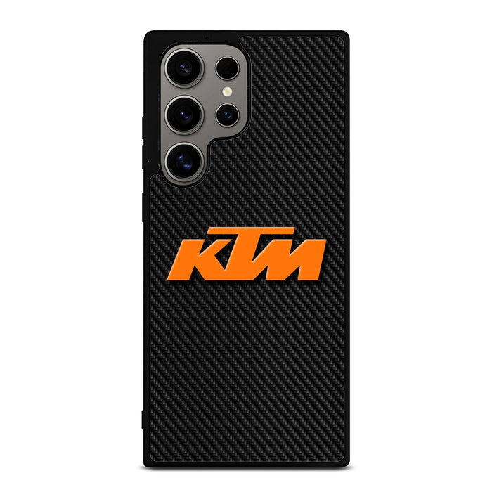 Ktm Orange Logo Carbon Samsung S24 Case