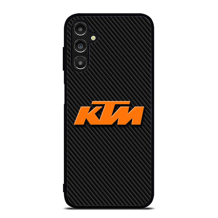 Ktm Orange Logo Carbon Samsung A14 Case