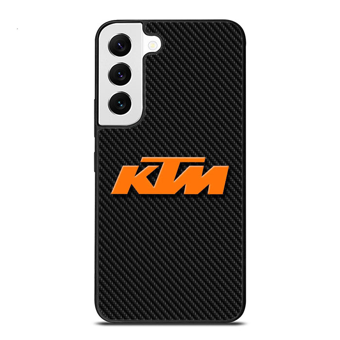 Ktm Orange Logo Carbon Samsung S21 Case