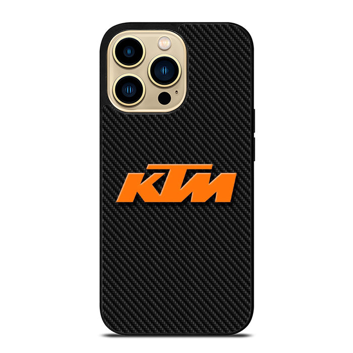 Ktm Orange Logo Carbon iPhone 15 Case