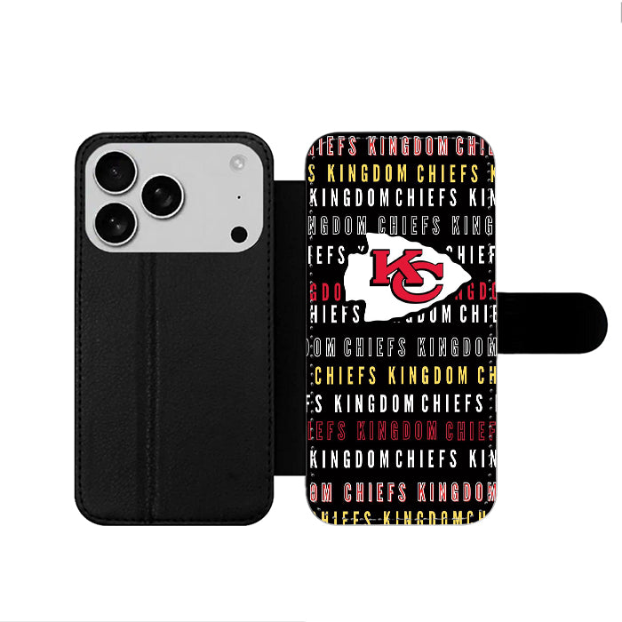 Kansas City Chiefs Collage iPhone 17 Wallet Case