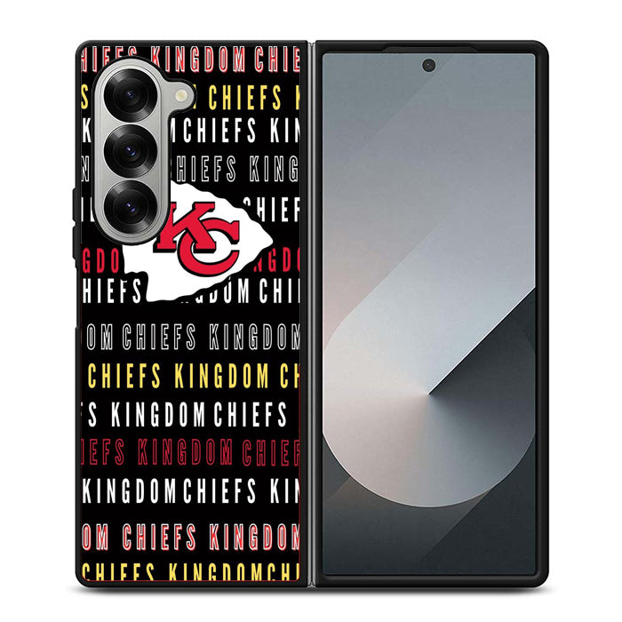 Kansas City Chiefs Collage Samsung Z Fold 6 Case