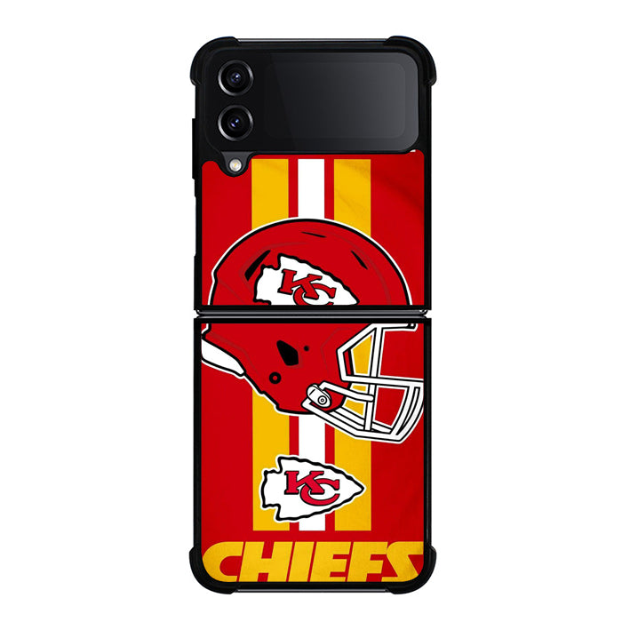 Kansas City Chiefs Helmet Samsung Z Flip 4 Case
