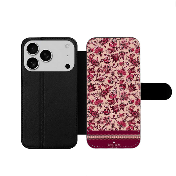 Kate Spade New York Flowers iPhone 17 Wallet Case