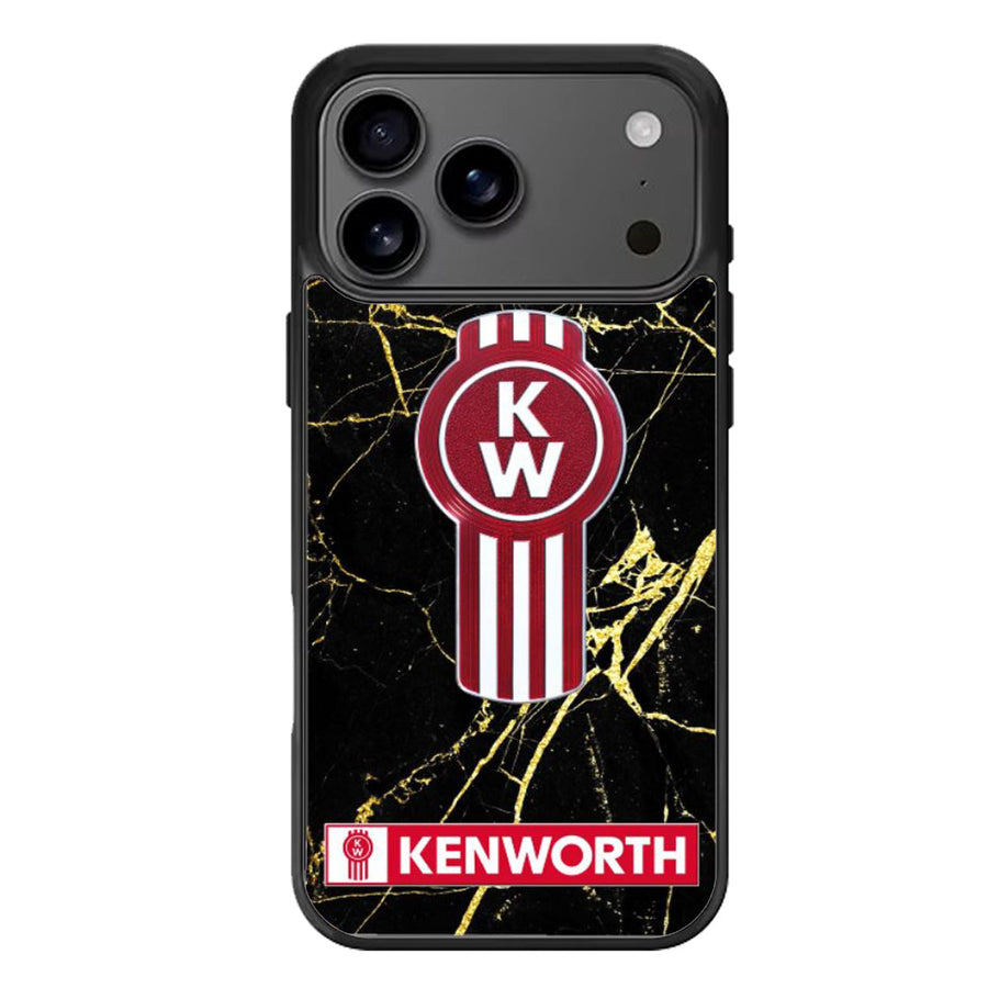 Kenworth Black Marble iPhone 17 Case