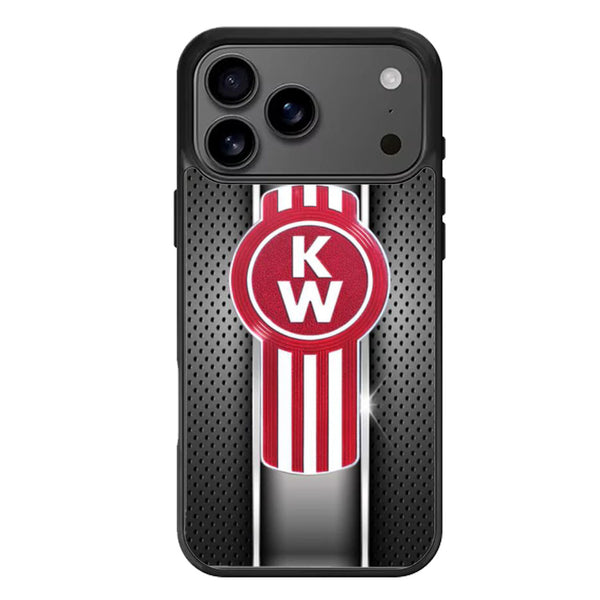 Kenworth Black Metallic Wallpaper iPhone 17 Case