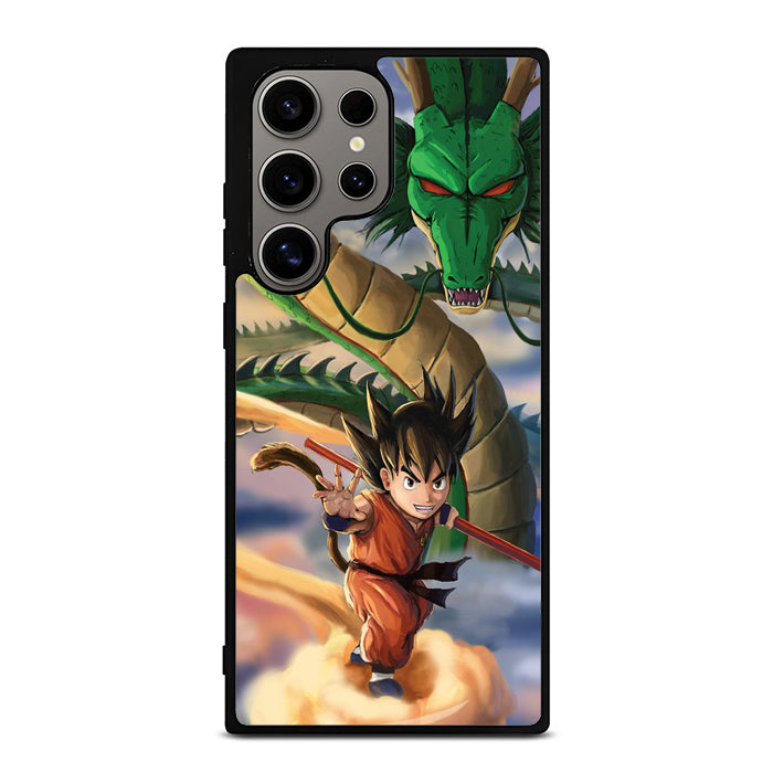 Kid Goku And Shenron Samsung S22 Case