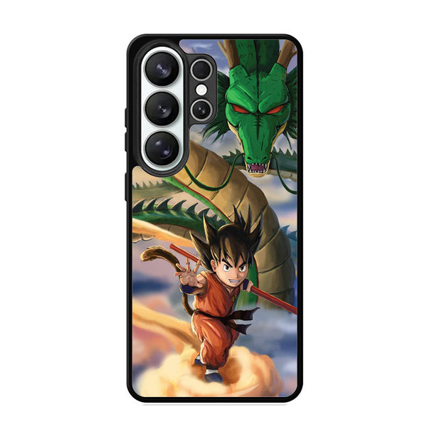 Kid Goku And Shenron Samsung S26 Case