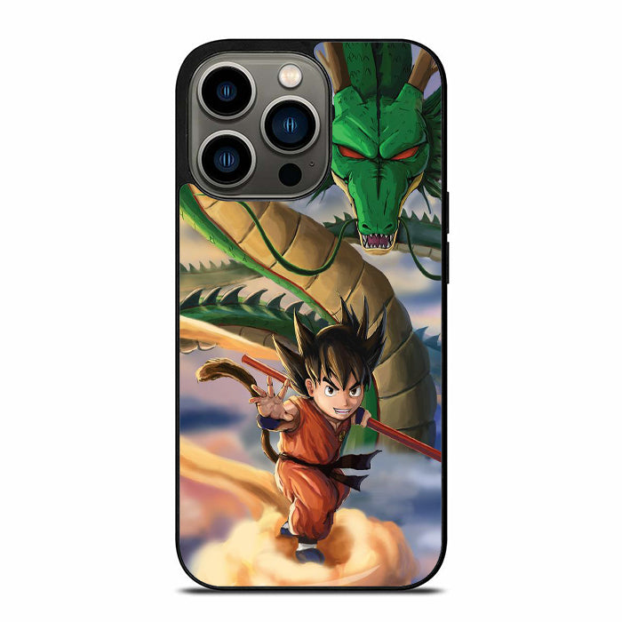 Kid Goku And Shenron iPhone 13 Case