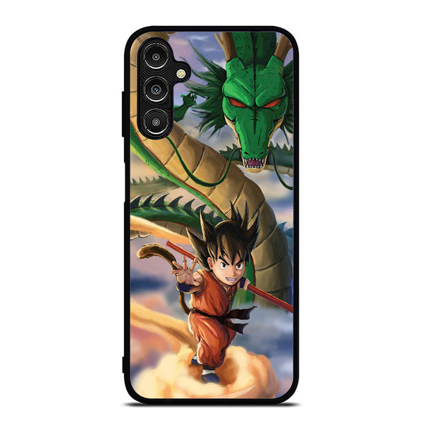 Kid Goku And Shenron Samsung A14 Case