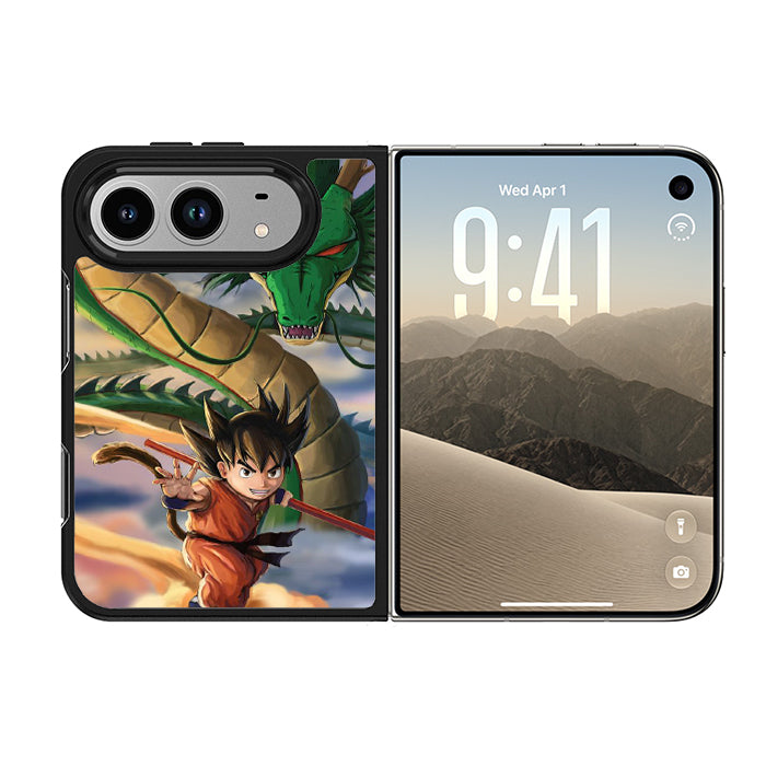 Kid Goku And Shenron iPhone Duo Case