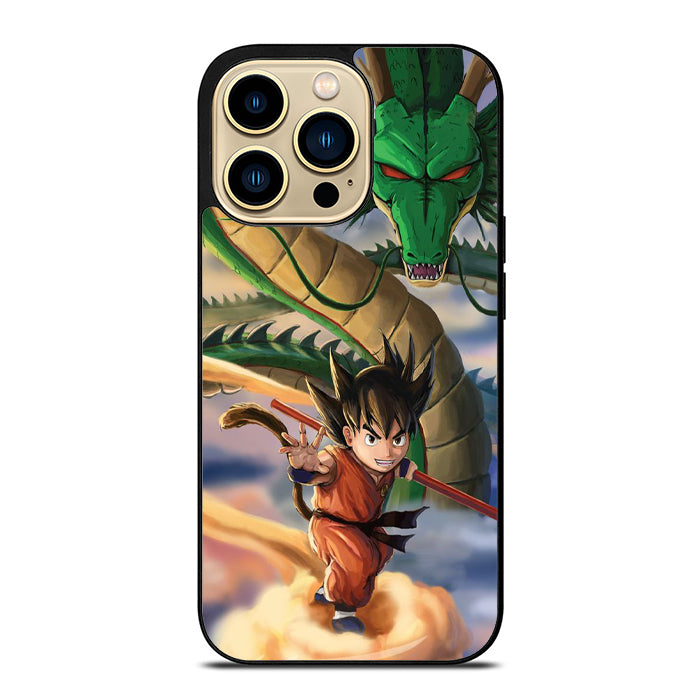 Kid Goku And Shenron iPhone 15 Case