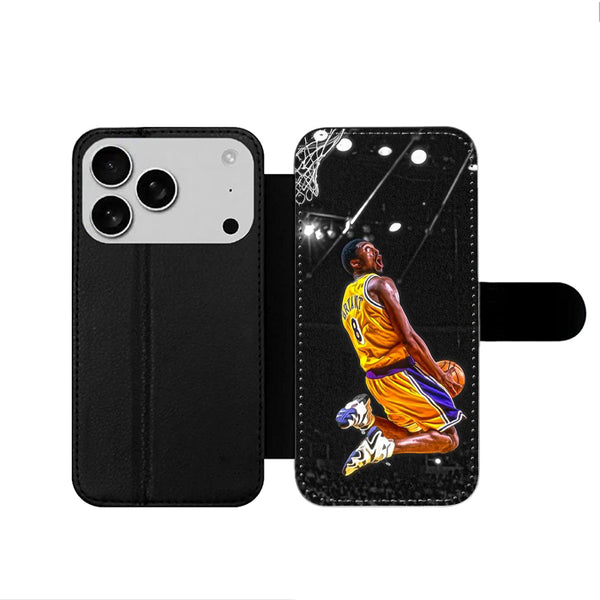 Kobe Bryant Black Mamba iPhone 17 Wallet Case