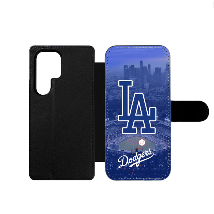La Dodgers Logo Samsung Wallet Case