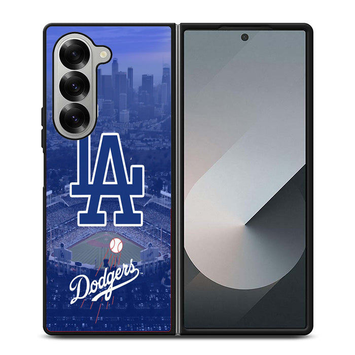 La Dodgers Logo Samsung Z Fold 6 Case