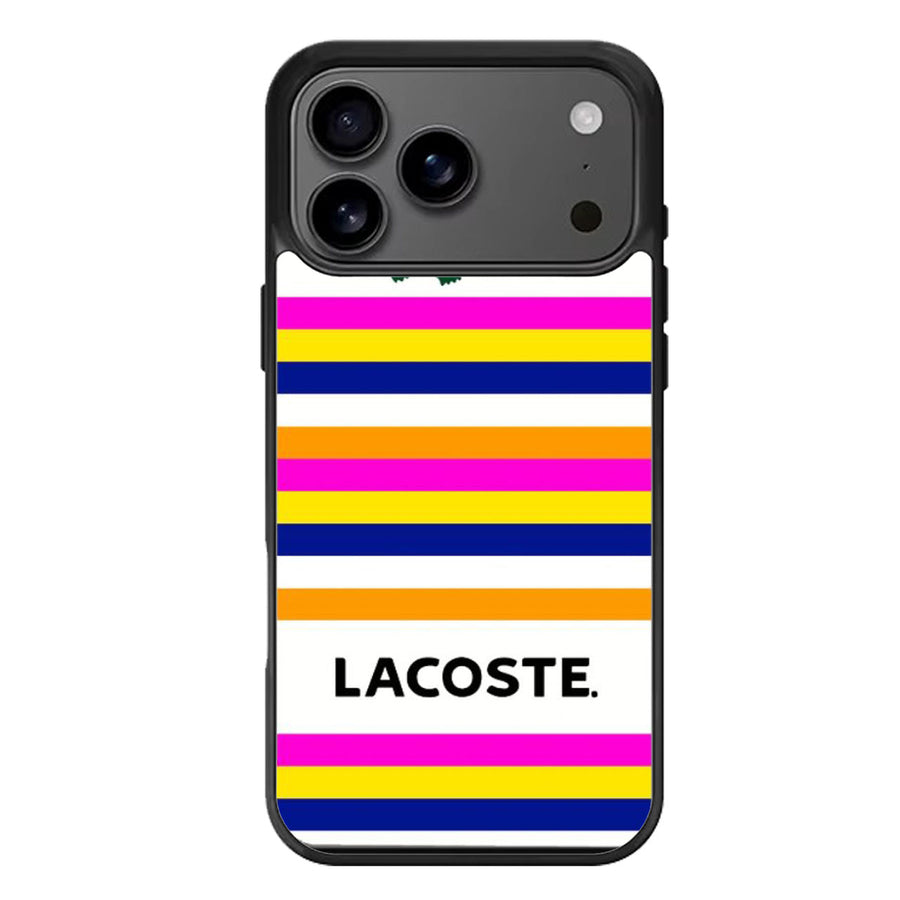 Lacoste Striped Color iPhone 17 Case