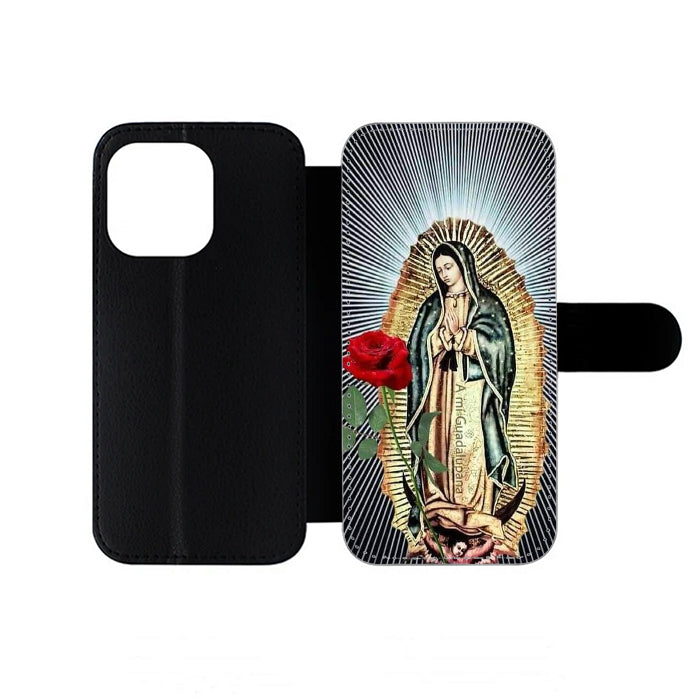 Lady Guadalupe iPhone Wallet Case