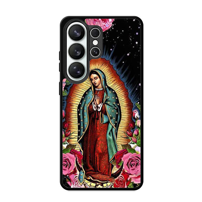 Lady Guadalupe Flower Samsung S26 Case