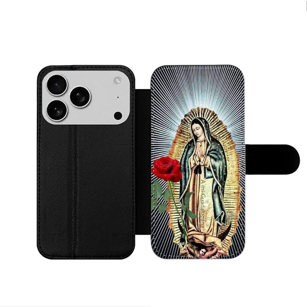 Lady Guadalupe iPhone 17 Wallet Case