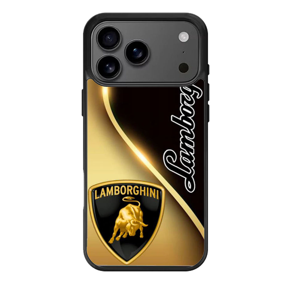 Lamborghini Black Gold iPhone 17 Case
